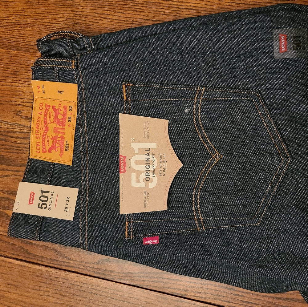Levi's Dark 501 Jeans